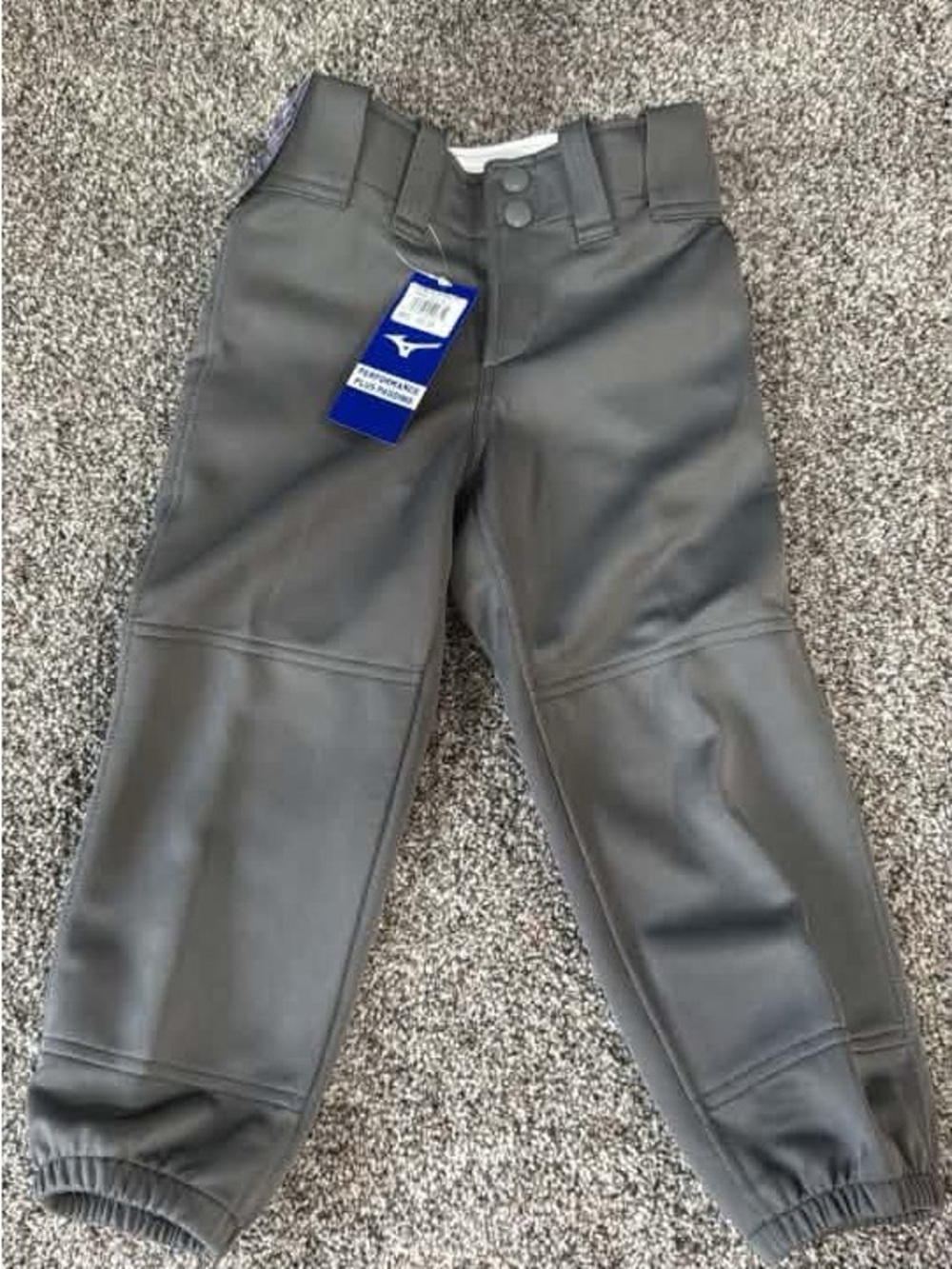 Mizuno Kids' Gray Athletic Pants